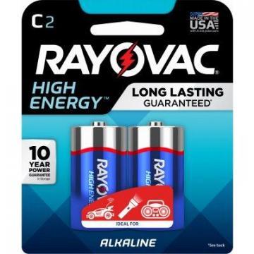 Rayovac Alkaline Batteries, "C", 2-Pk.