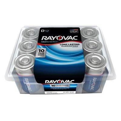 Rayovac 12-Pack "D" Maximum Alkaline Pro Pack Batteries