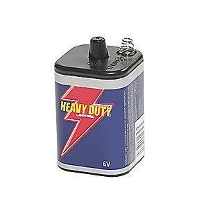 Rayovac Heavy-Duty Lantern Battery, Voltage 6.0, Spring Terminal Type