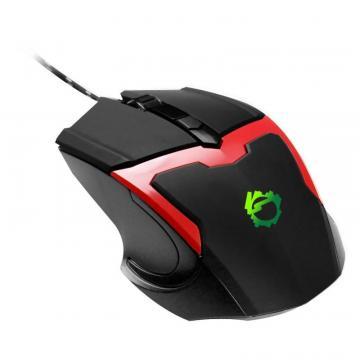 SIIG USB Optical Mouse with LED Backlit - Red