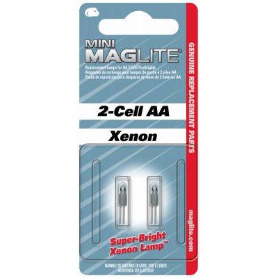 Maglite 2-Pack 'AA' XENON Mini Incandescent Replacement Lamp
