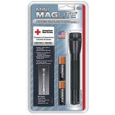 Maglite Mini Flashlight Combo Pack, 14-Lumens, Black