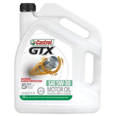 Castrol GTX Motor Oil, 5W30, 5.1-Qts.