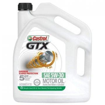 BP Castrol GTX Motor Oil, 5W30, 5.1-Qts.