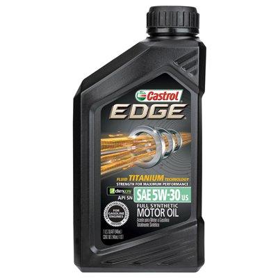 Castrol Edge Motor Oil, 5W30, 1-Qt.