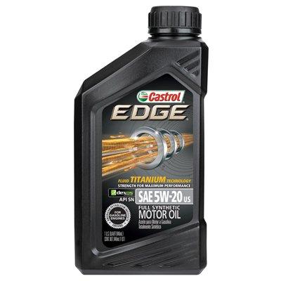 Castrol Edge Motor Oil, 5W20, 5.1-Qts.