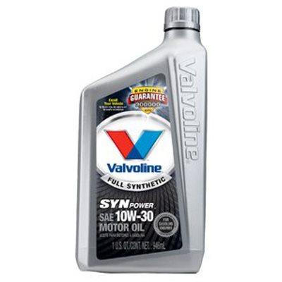 Valvoline Synpower Motor Oil, Full Synthetic, 10W30, 1-Qt.