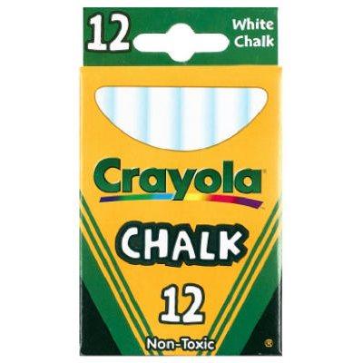 Crayola 12-Pack White Chalk