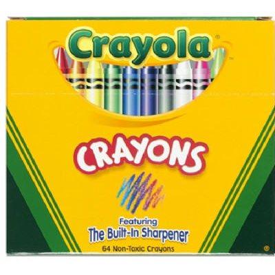 Crayola 64-Pack Crayons with Sharpener