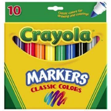 Crayola 10-count Broad Tip Coloring Markers