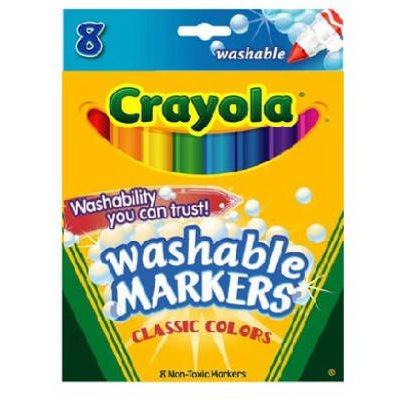 Crayola 8-Count Washable Broad Line Markers