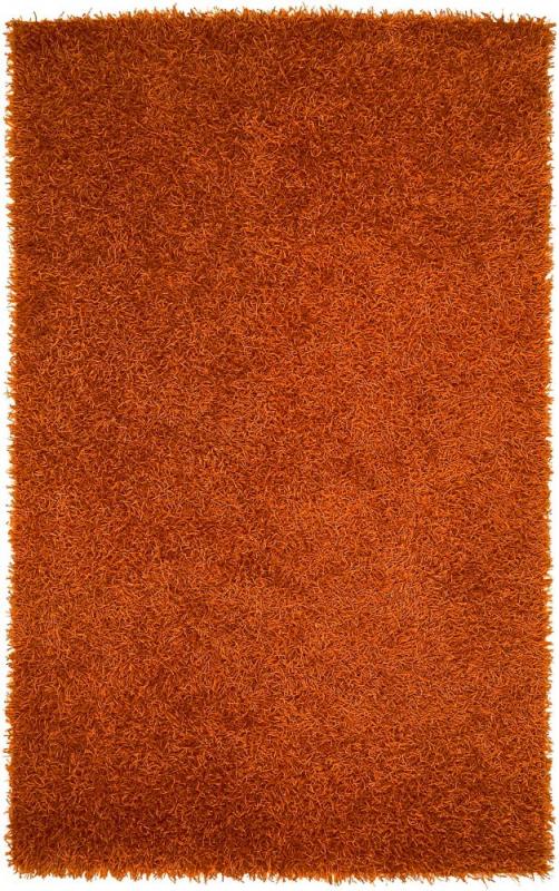 Artistic Weavers Cuthbaci Rust Polyester Shag 1' 9" x 2' 10" Accent Rug