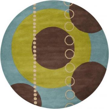 Artistic Weavers Rismes Sky Wool 9' 9' Round Area Rug