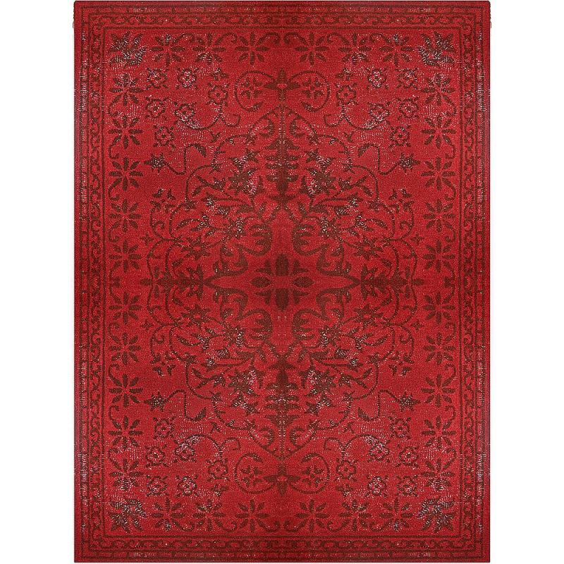Lanart Red Vintage 6' x 9' Area Rug