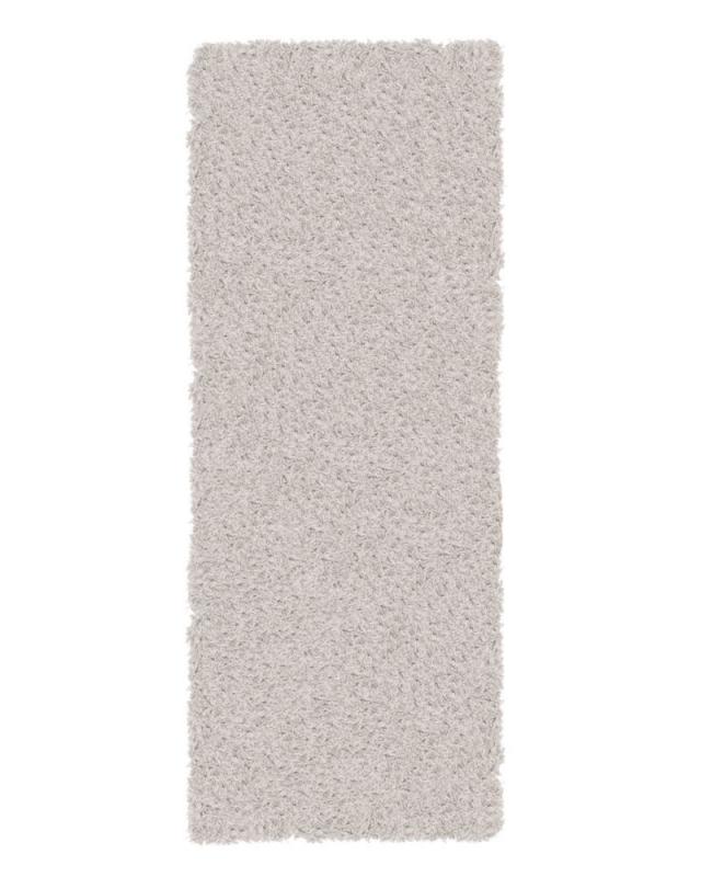 Lanart Shag-A-Liscious White 2' x 8' Area Rug