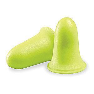 3M 33dB Disposable Bell-Shape Ear Plugs; Uncorded, Yellow, Universal