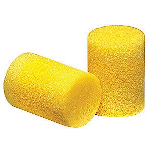 3M 29dB Disposable Cylinder-Shape Ear Plugs; Uncorded, Yellow, Universal