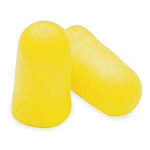 3M 32dB Disposable Tapered-Shape Ear Plugs; Uncorded, Yellow, Universal
