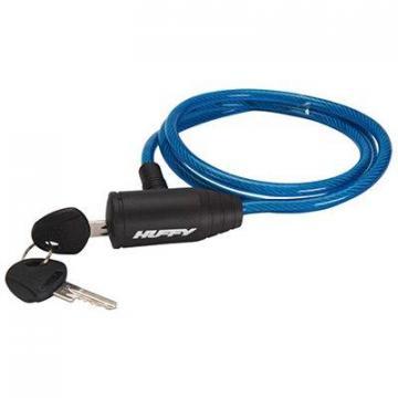 Huffy Bicycle Lock, Cable, Blue Translucent