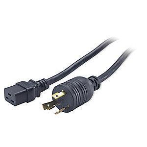 APC 8 ft. Power Cord, SJT, 12/3 Gauge/Conductor, 24 Max. Amps