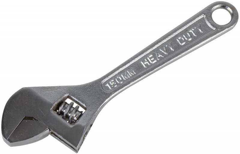 Duratool Adjustable Wrench 6" (150mm)
