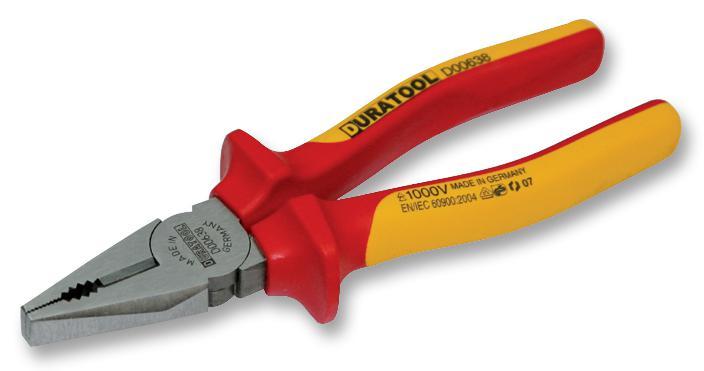 Duratool 180mm VDE Combination Pliers