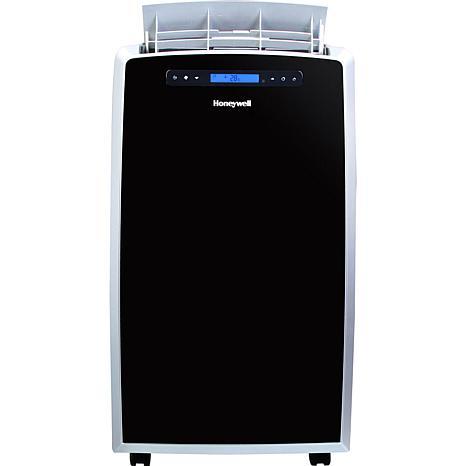 Honeywell 14,000-BTU, Portable Air Conditioner with Heat Pump - Black/Silver