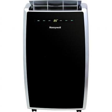 Honeywell 12,000-BTU, Portable Air Conditioner with Remote Control, Black/Silver