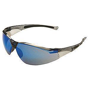 Honeywell A800 Scratch-Resistant Safety Glasses, Blue Mirror Lens Color