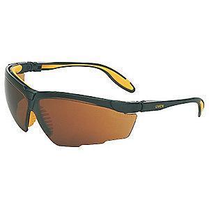 Honeywell Genesis X2  Scratch-Resistant Safety Glasses, Espresso Lens Color