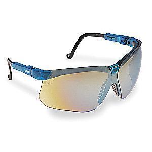 Honeywell Genesis Scratch-Resistant Safety Glasses, Gold Mirror Lens Color
