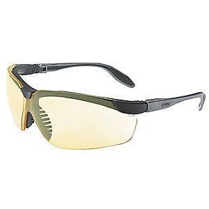 Honeywell Genesis S Scratch-Resistant Safety Glasses, Amber Lens Color