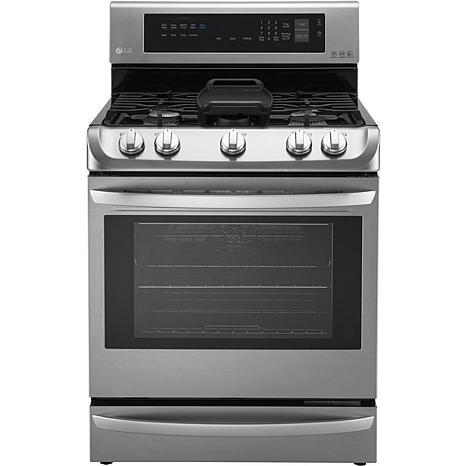 LG 6.3 Cu. Ft. Free-Standing Gas Oven with Griddle Plate