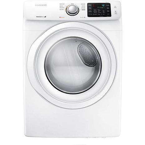 Samsung 7.5 cu. ft. Front-Load Electric Dryer with Smart Care Technology, White