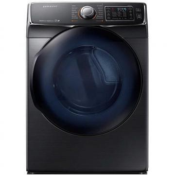 Samsung 7.5 cu. ft. 7500-Series Front-Load Electric Dryer, Black Stainless Steel