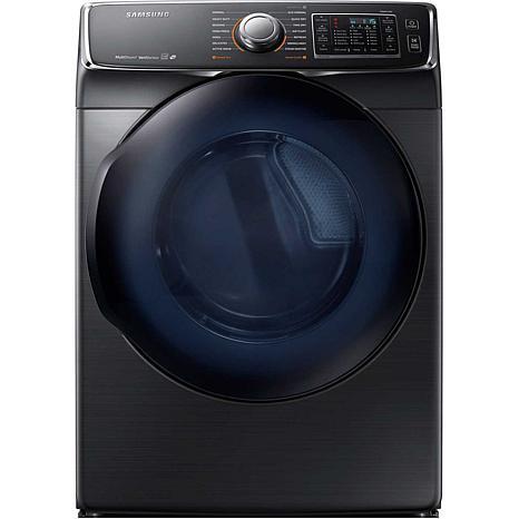 Samsung 7.5 cu. ft. 6500-Series Front-Load Electric Dryer, Black Stainless Steel