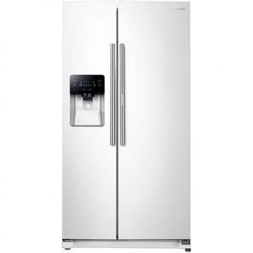 Samsung 24.7 Cu. Ft. Side-by-Side Refrigerator with Food ShowCase Door - White