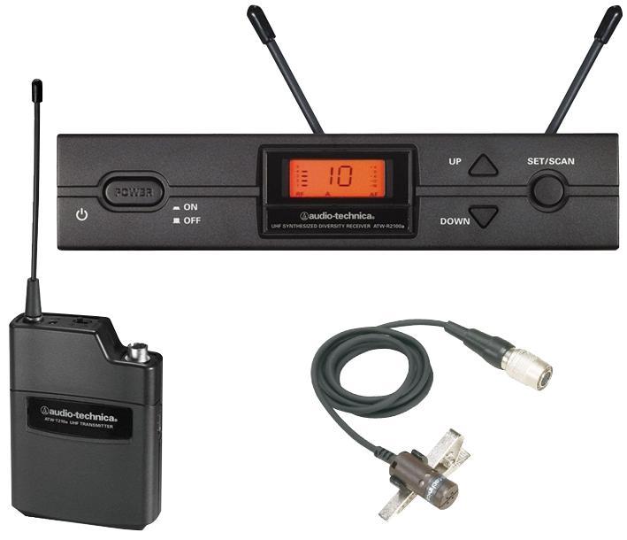Audio-Technica UHF Lavalier (Cardioid) Wireless Microphone System - CH70