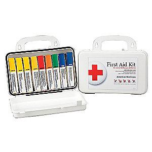 American First Aid Kit, Plastic Case, Workplace, 10 People Served
