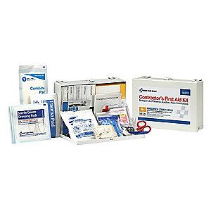 First Aid Only First Aid Kit, Metal Case, Workplace, 25 People Served