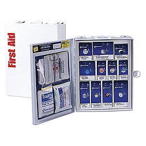 First Aid Only First Aid Kit, Metal Case, General Use, 25 People Served
