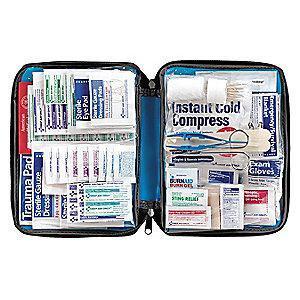 First Aid Only First Aid Kit, Nylon Case, General Use, 25 People Served
