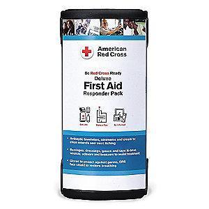 First Aid Only First Aid Kit, Plastic Case, First Response, 20 People Served