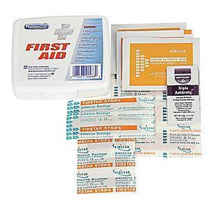 PhysiciansCare First Aid Kit, Plastic Case, General Use, 5 People Served
