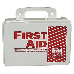 Pac-Kit First Aid Kit,  Metal Case, General Purpose, 25 People Served