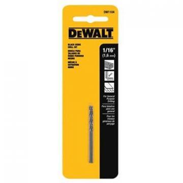 DeWalt 1/16" Black Oxide Drill Bits, 2-Pk.