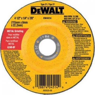 DeWalt 4.5 x .25" Fast Metal-Cutting Wheel