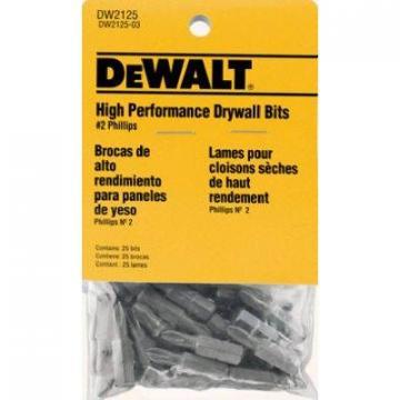 DeWalt #2 Phillips Drywall Bit Tip, 25-Pk.