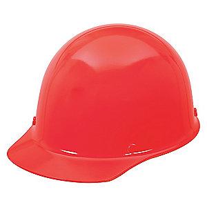 MSA Red Phenolic Skullgard, Front Brim, Fits Hat Size: 6-1/2 to 8