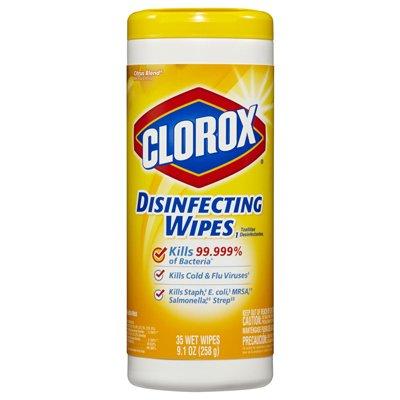 Clorox 35-Ct. Lemon Disinfecting Wipes